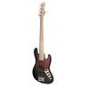 Sadowsky MetroLine 21-Fret Vintage P/J Bass, Swamp Ash Body, 5-String - Solid Black High Polish - 3