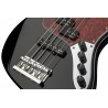 Sadowsky MetroLine 21-Fret Vintage P/J Bass, Swamp Ash Body, 5-String - Solid Black High Polish - 5