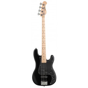 Sadowsky MetroLine 21-Fret Hybrid P/J Bass, Swamp Ash Body, 4-String - Solid Black Satin - 1