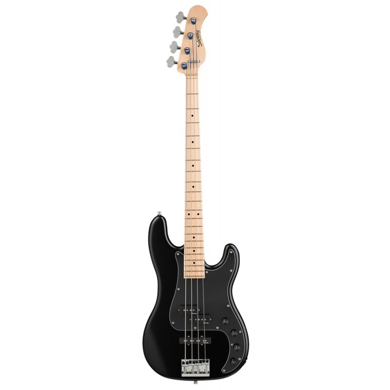 Sadowsky MetroLine 21-Fret Hybrid P/J Bass, Swamp Ash Body, 4-String - Solid Black Satin - 1