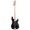 Sadowsky MetroLine 21-Fret Hybrid P/J Bass, Swamp Ash Body, 4-String - Solid Black Satin - 1