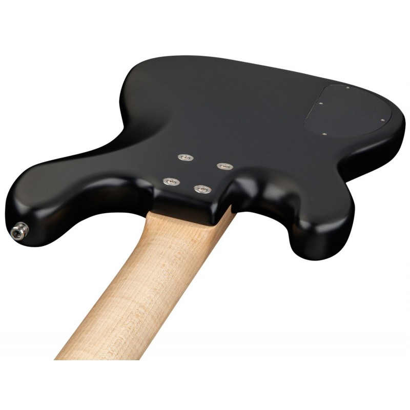 Sadowsky MetroLine 21-Fret Hybrid P/J Bass, Swamp Ash Body, 4-String - Solid Black Satin - 6