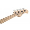 Sadowsky MetroLine 21-Fret Hybrid P/J Bass, Swamp Ash Body, 4-String - Solid Black Satin - 7