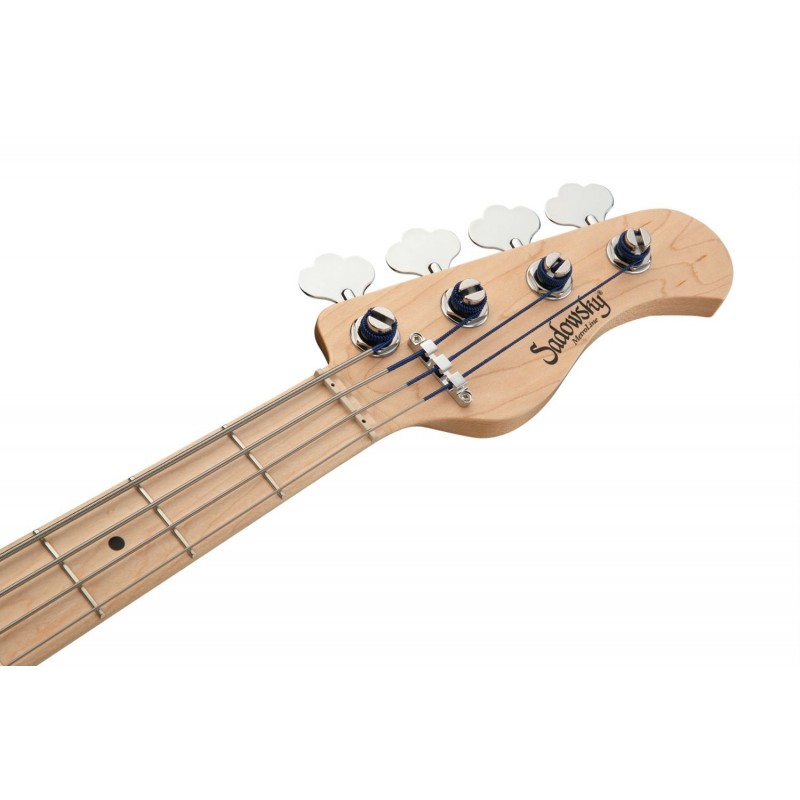Sadowsky MetroLine 21-Fret Vintage J/J Bass, Swamp Ash Body, 4-String - Solid Olympic White High Polish - 7