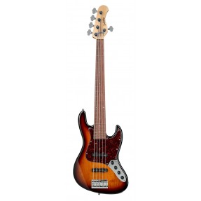 Sadowsky MetroLine 21-Fret Vintage J/J Bass, Red Alder Body, 5-String - '59 Burst Transparent High Polish - 1