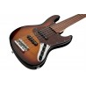 Sadowsky MetroLine 21-Fret Vintage J/J Bass, Red Alder Body, 5-String - '59 Burst Transparent High Polish - 4