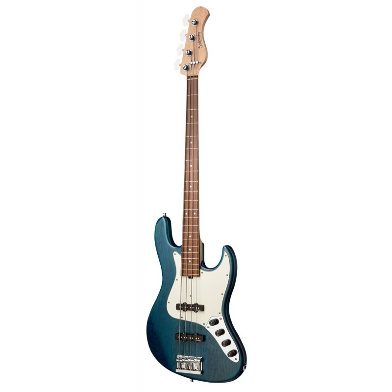 Sadowsky MetroLine 21-Fret Vintage J/J Bass, Red Alder Body, 4-String - Blue Transparent Satin - 3