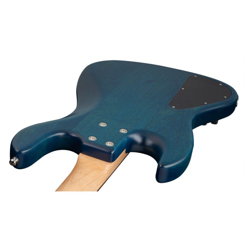 Sadowsky MetroLine 21-Fret Vintage J/J Bass, Red Alder Body, 4-String - Blue Transparent Satin - 6