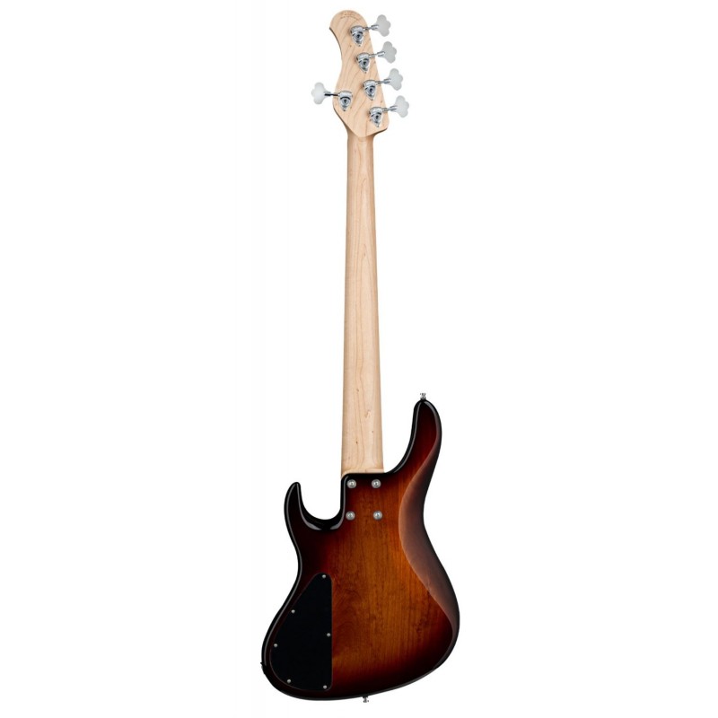 Sadowsky MetroLine 24-Fret Modern Bass, Red Alder Body, 5-String - '59 Burst Transparent High Polish - 2