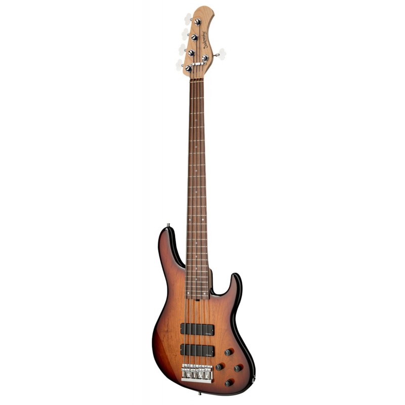 Sadowsky MetroLine 24-Fret Modern Bass, Red Alder Body, 5-String - '59 Burst Transparent High Polish - 3