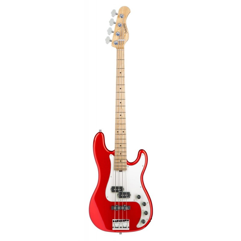 Sadowsky MetroLine 21-Fret Hybrid P/J Bass, Swamp Ash Body, 4-String - Solid Candy Apple Red Metallic High Polish - 1