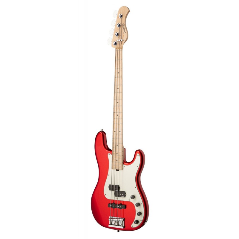 Sadowsky MetroLine 21-Fret Hybrid P/J Bass, Swamp Ash Body, 4-String - Solid Candy Apple Red Metallic High Polish - 3