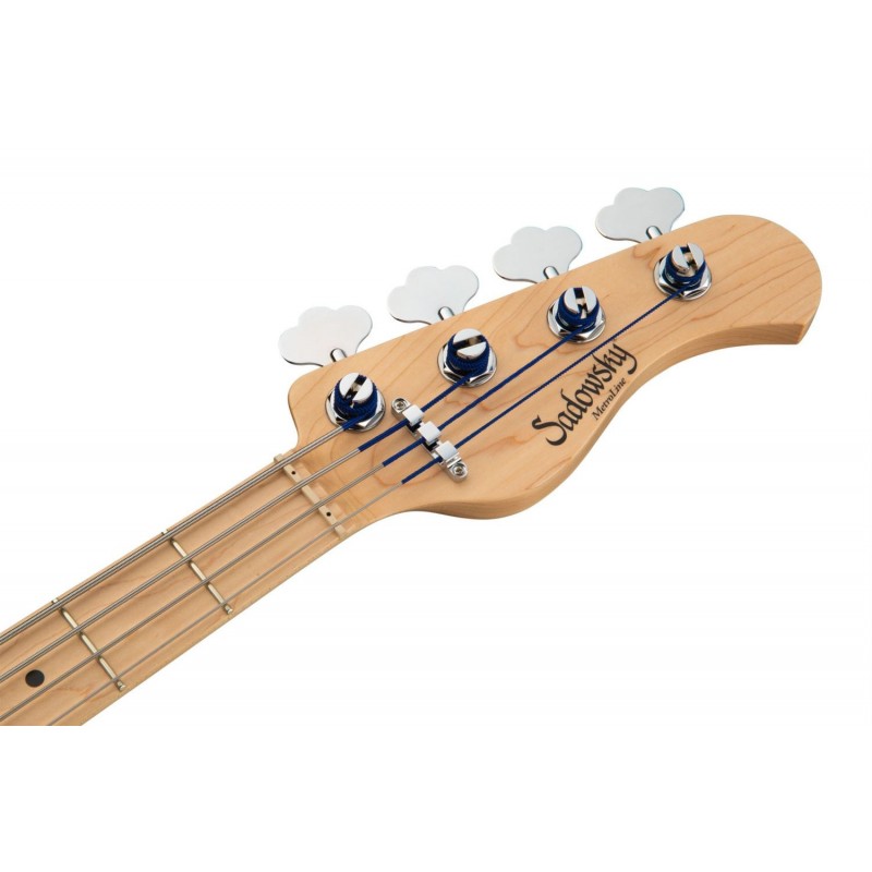 Sadowsky MetroLine 21-Fret Hybrid P/J Bass, Swamp Ash Body, 4-String - Solid Candy Apple Red Metallic High Polish - 7