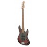 Sadowsky MetroLine 21-Fret Vintage M/J Bass, Red Alder Body, 4-String - Burgundy Burst Transparent Satin - 3