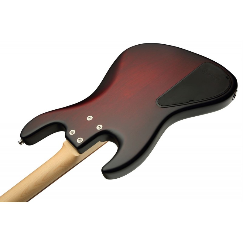 Sadowsky MetroLine 21-Fret Vintage M/J Bass, Red Alder Body, 4-String - Burgundy Burst Transparent Satin - 6