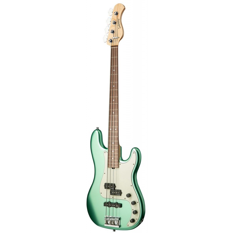 Sadowsky MetroLine 21-Fret Hybrid P/J Bass, Red Alder Body, 4-String - Solid Sage Green Metallic Satin - 3