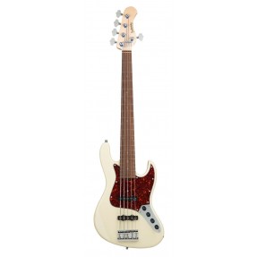 Sadowsky MetroLine 21-Fret Vintage J/J Bass, Red Alder Body, 5-String - Solid Olympic White High Polish - 1