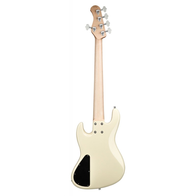 Sadowsky MetroLine 21-Fret Vintage J/J Bass, Red Alder Body, 5-String - Solid Olympic White High Polish - 2