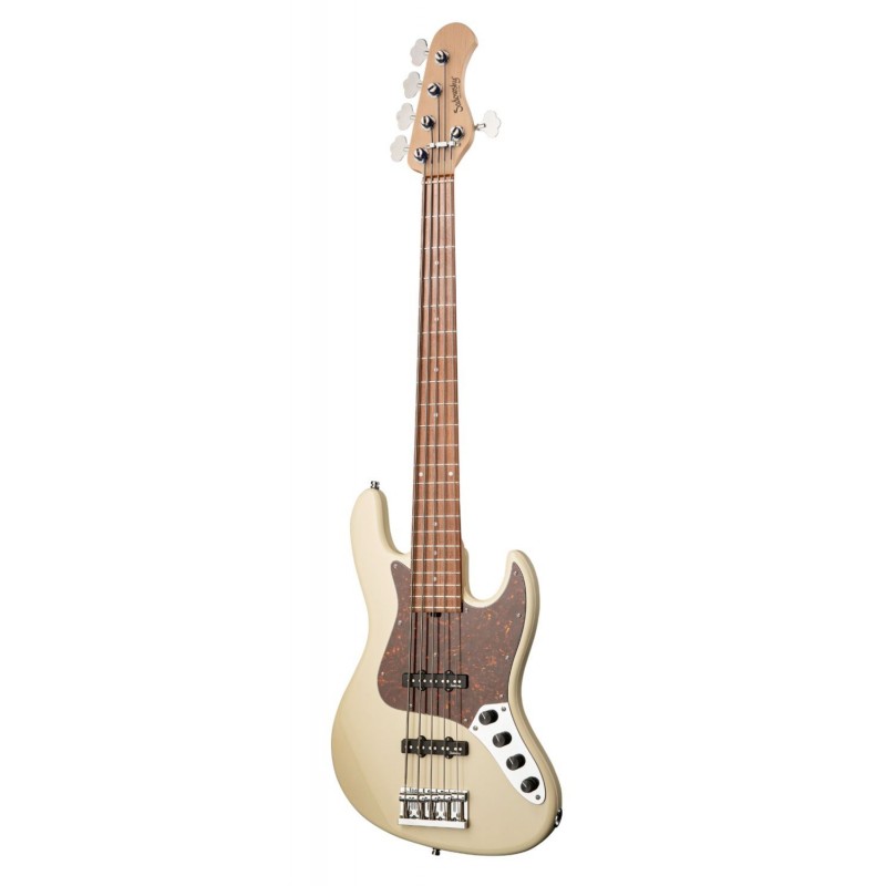 Sadowsky MetroLine 21-Fret Vintage J/J Bass, Red Alder Body, 5-String - Solid Olympic White High Polish - 3