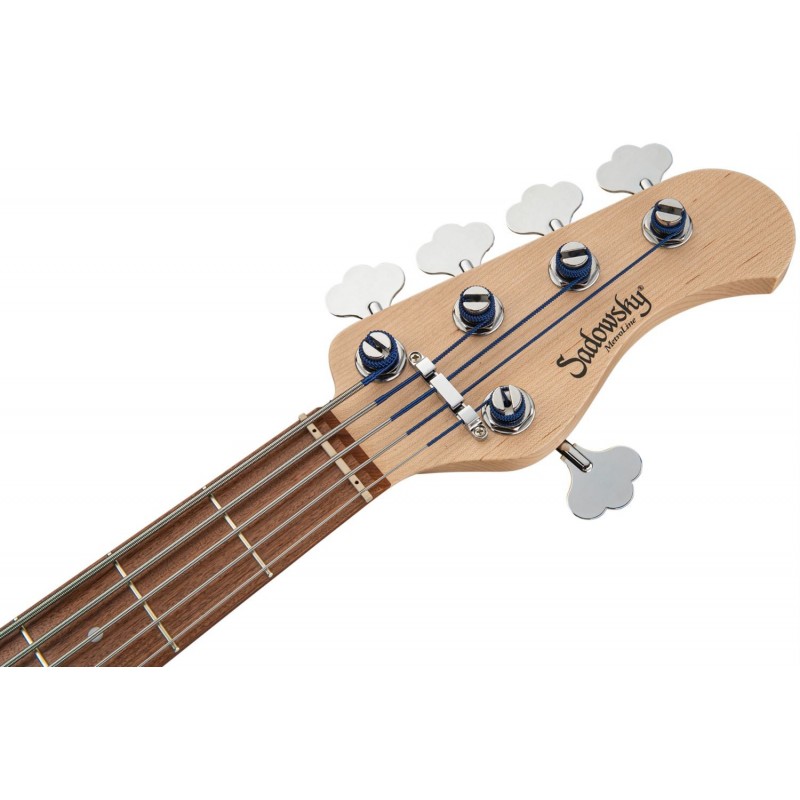 Sadowsky MetroLine 21-Fret Vintage J/J Bass, Red Alder Body, 5-String - Solid Olympic White High Polish - 7