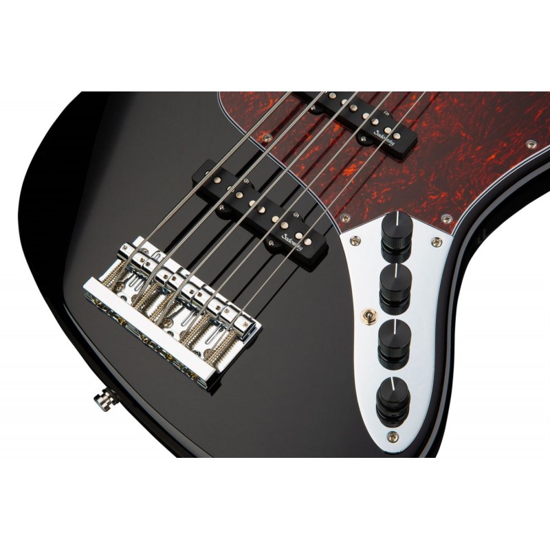 Sadowsky MetroLine 22-Fret Will Lee Artist Line, Red Alder Body, 5-String - Solid Black High Polish - 5