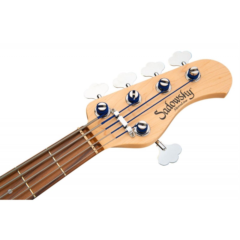 Sadowsky MetroLine 22-Fret Will Lee Artist Line, Red Alder Body, 5-String - Solid Black High Polish - 8