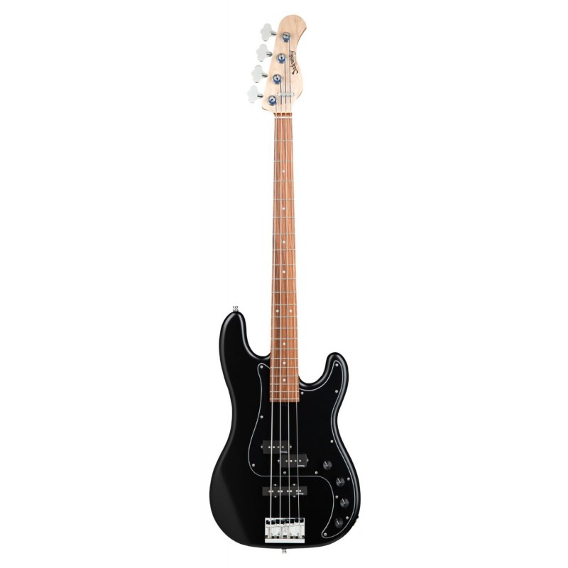 Sadowsky MetroLine 21-Fret Hybrid P/J Bass, Red Alder Body, 4-String - Solid Black Satin - 1