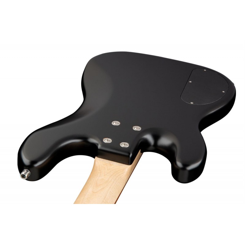 Sadowsky MetroLine 21-Fret Hybrid P/J Bass, Red Alder Body, 4-String - Solid Black Satin - 6