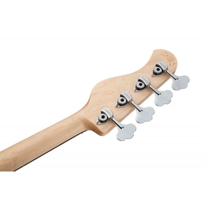 Sadowsky MetroLine 21-Fret Hybrid P/J Bass, Red Alder Body, 4-String - Solid Black Satin - 8