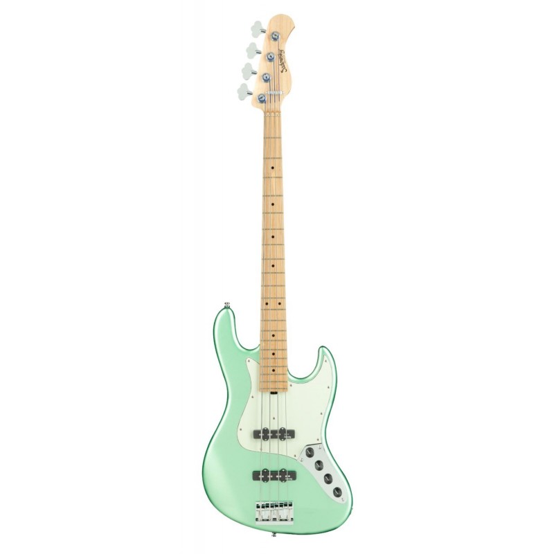 Sadowsky MetroLine 21-Fret Vintage J/J Bass, Swamp Ash Body, 4-String - Solid Sage Green Metallic Satin - 1