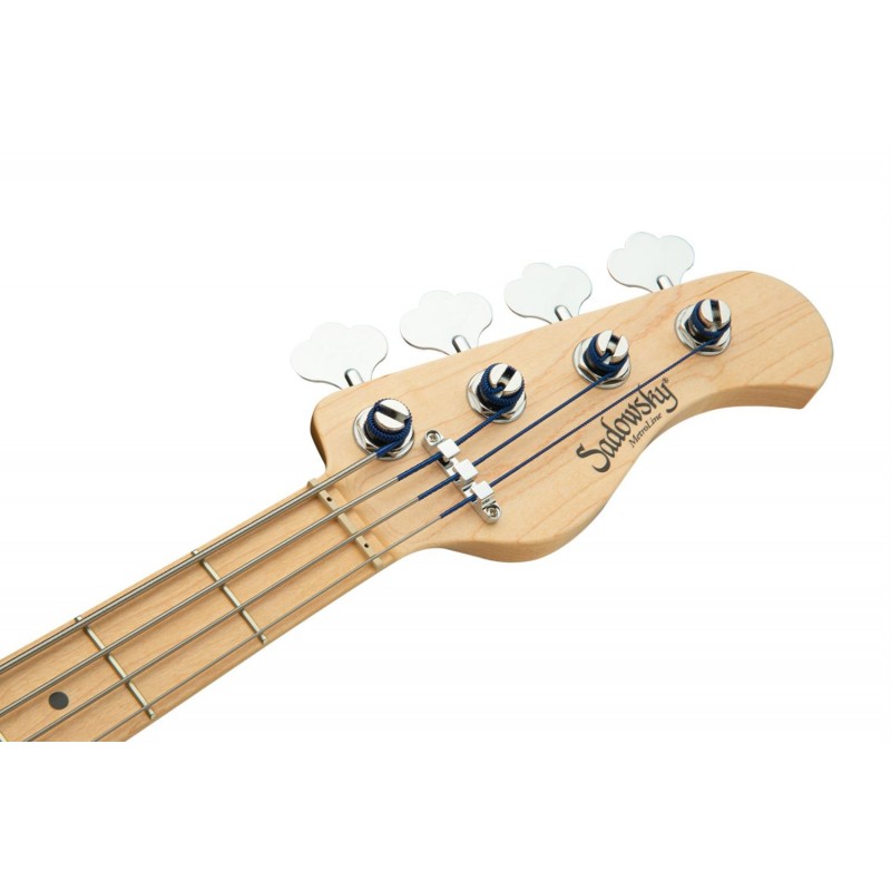 Sadowsky MetroLine 21-Fret Vintage J/J Bass, Swamp Ash Body, 4-String - Solid Sage Green Metallic Satin - 7