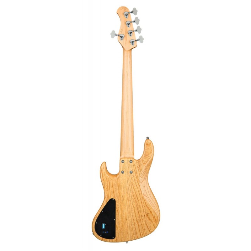 Sadowsky MetroLine 22-Fret Will Lee Artist Line, Swamp Ash Body, 5-String - Natural Transparent Satin - 2