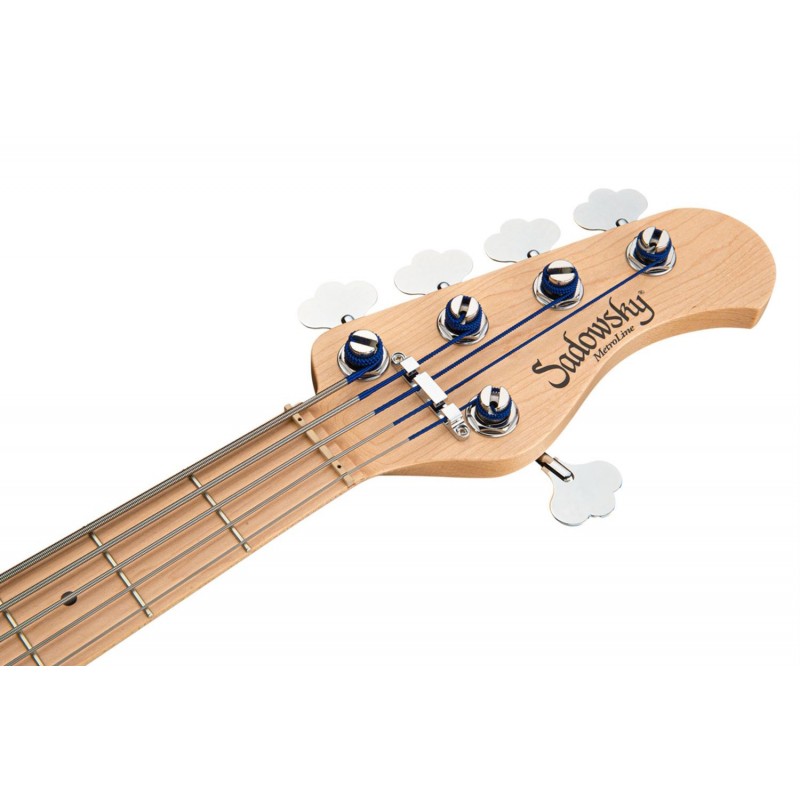 Sadowsky MetroLine 22-Fret Will Lee Artist Line, Swamp Ash Body, 5-String - Natural Transparent Satin - 8