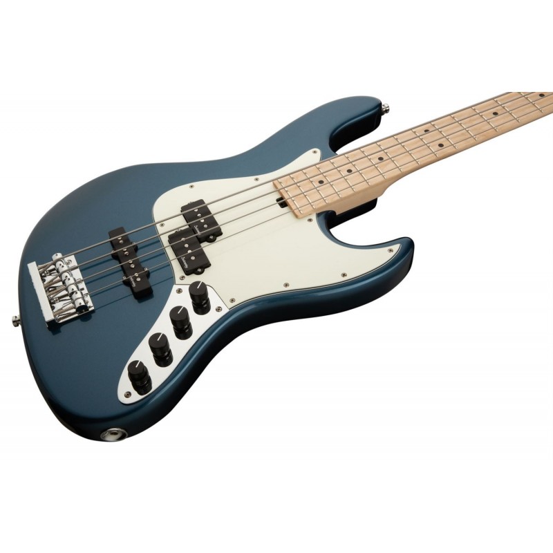 Sadowsky MetroLine 21-Fret Vintage P/J Bass, Swamp Ash Body, 4-String - Solid Dark Lake Placid Blue Metallic High Polish - 4