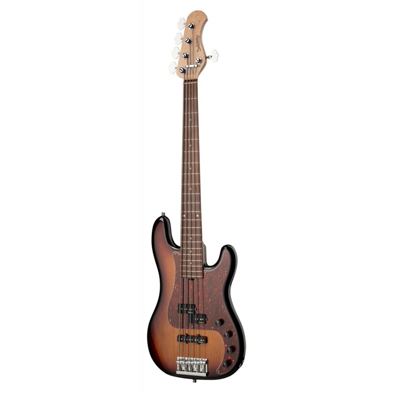 Sadowsky MetroLine 21-Fret Hybrid P/J Bass, Red Alder Body, 5-String - '59 Burst Transparent High Polish - 3