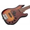 Sadowsky MetroLine 21-Fret Hybrid P/J Bass, Red Alder Body, 5-String - '59 Burst Transparent High Polish - 4
