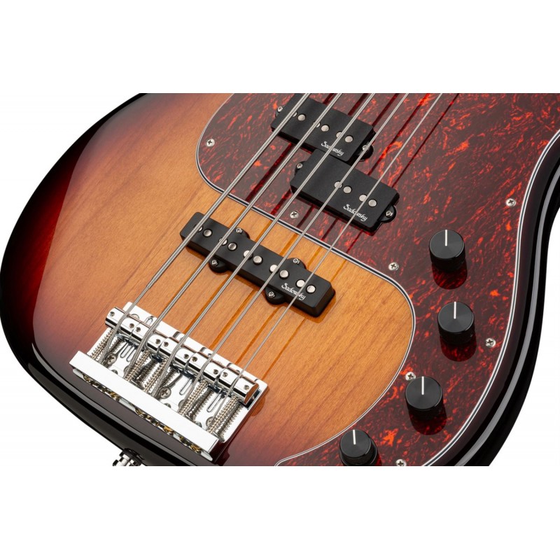 Sadowsky MetroLine 21-Fret Hybrid P/J Bass, Red Alder Body, 5-String - '59 Burst Transparent High Polish - 5