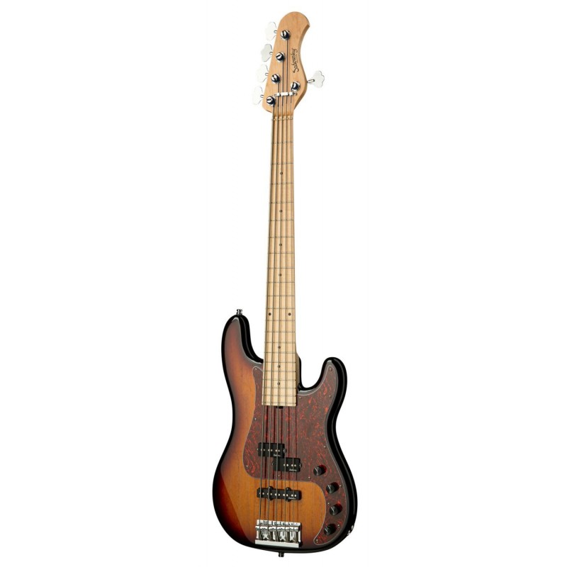 Sadowsky MetroLine 21-Fret Hybrid P/J Bass, Swamp Ash Body, 5-String - '59 Burst Transparent High Polish - 3