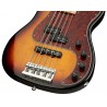 Sadowsky MetroLine 21-Fret Hybrid P/J Bass, Swamp Ash Body, 5-String - '59 Burst Transparent High Polish - 5
