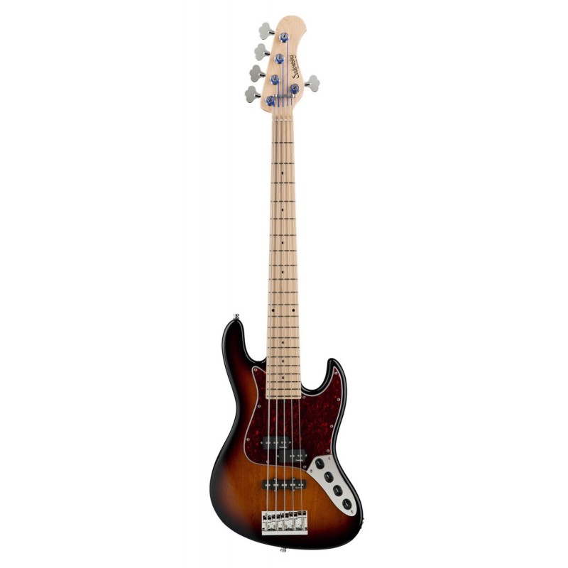 Sadowsky MetroLine 21-Fret Vintage P/J Bass, Swamp Ash Body, 5-String - '59 Burst Transparent High Polish - 1