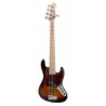 Sadowsky MetroLine 21-Fret Vintage P/J Bass, Swamp Ash Body, 5-String - '59 Burst Transparent High Polish - 1