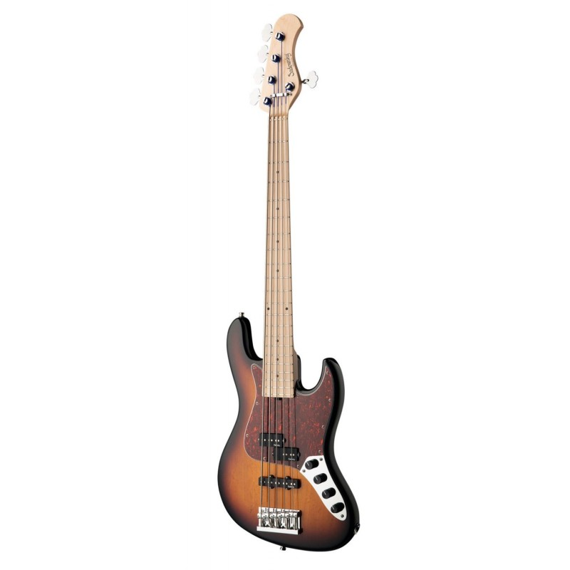 Sadowsky MetroLine 21-Fret Vintage P/J Bass, Swamp Ash Body, 5-String - '59 Burst Transparent High Polish - 3