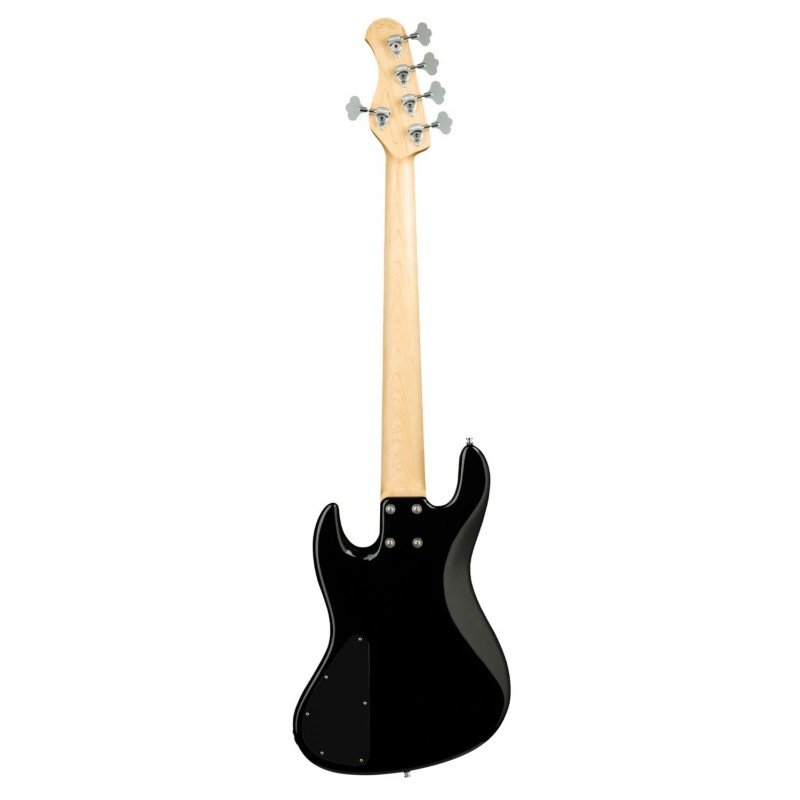 Sadowsky MetroLine 21-Fret Vintage J/J Bass, Swamp Ash Body, 5-String - Solid Black High Polish - 2