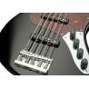 Sadowsky MetroLine 21-Fret Vintage J/J Bass, Swamp Ash Body, 5-String - Solid Black High Polish - 5