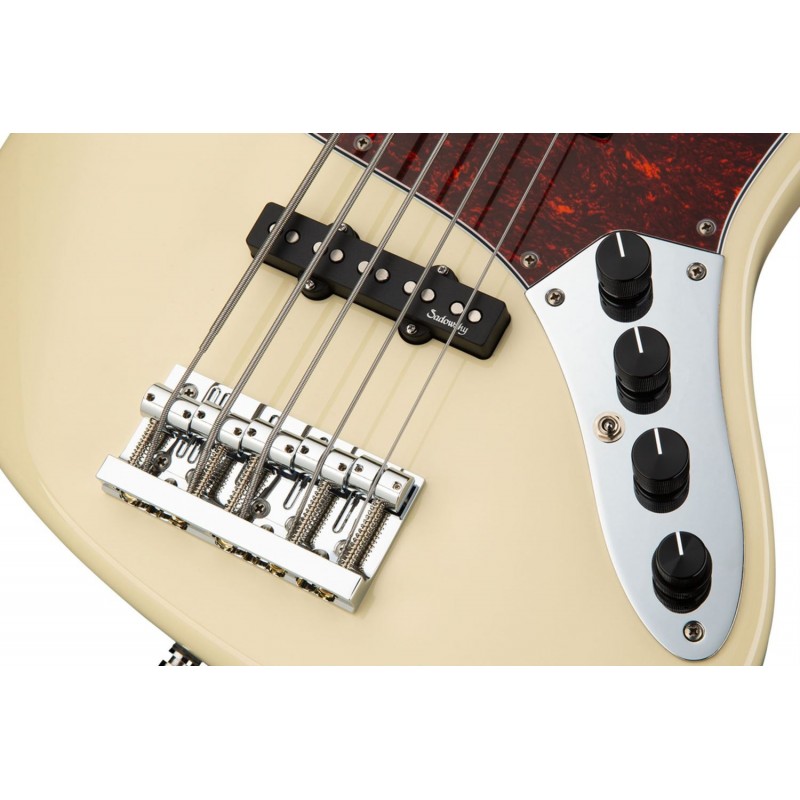 Sadowsky MetroLine 22-Fret Will Lee Artist Line, Red Alder Body, 5-String - Solid Olympic White High Polish - 5