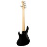 Sadowsky MetroLine 24-Fret Modern Bass, Swamp Ash Body, 5-String - Solid Black High Polish - 2
