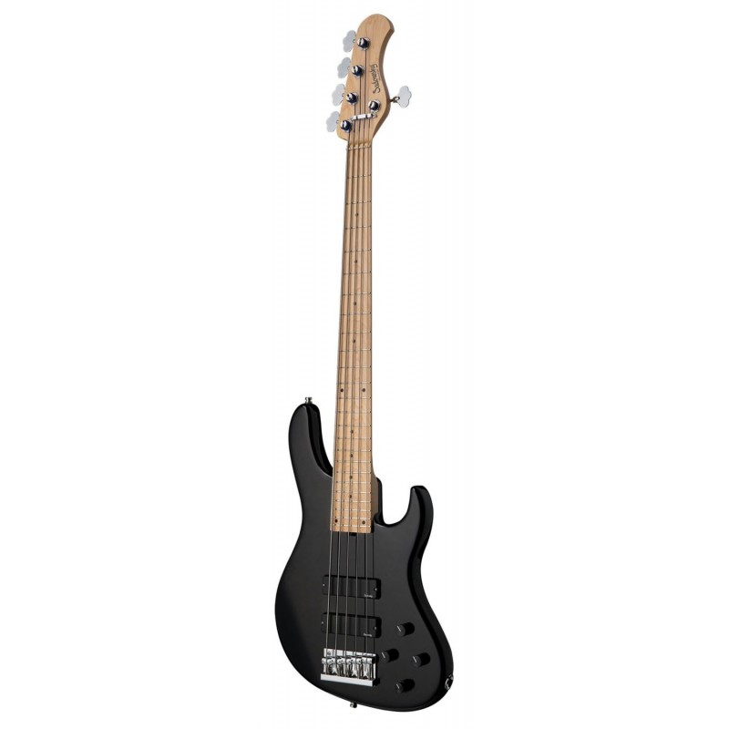 Sadowsky MetroLine 24-Fret Modern Bass, Swamp Ash Body, 5-String - Solid Black High Polish - 3