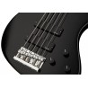 Sadowsky MetroLine 24-Fret Modern Bass, Swamp Ash Body, 5-String - Solid Black High Polish - 5