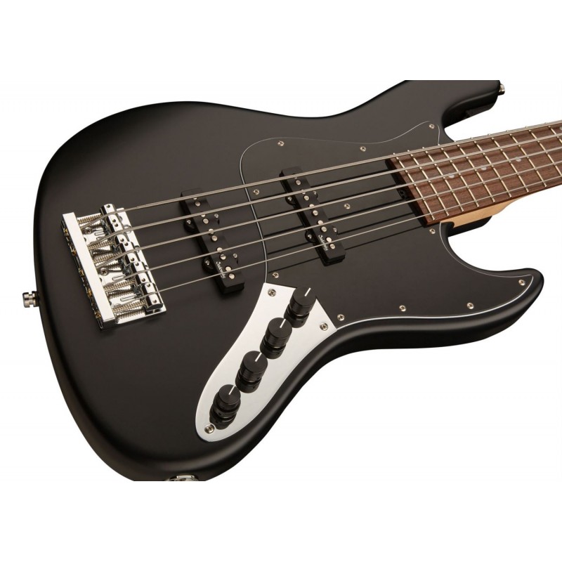 Sadowsky MetroLine 21-Fret Vintage J/J Bass, Red Alder Body, 5-String - Solid Black Satin - 4