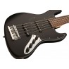 Sadowsky MetroLine 21-Fret Vintage J/J Bass, Red Alder Body, 5-String - Solid Black Satin - 4